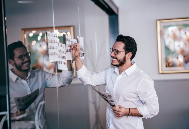 Dental professionals in planning work